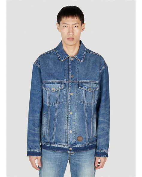 gucci dunjakke|gucci denim jacket reversible.